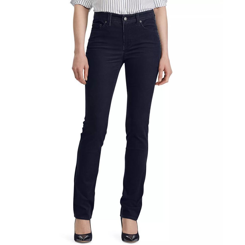 Lauren Ralph Lauren Premier Straight Corduroy Jeans Black Size 16
